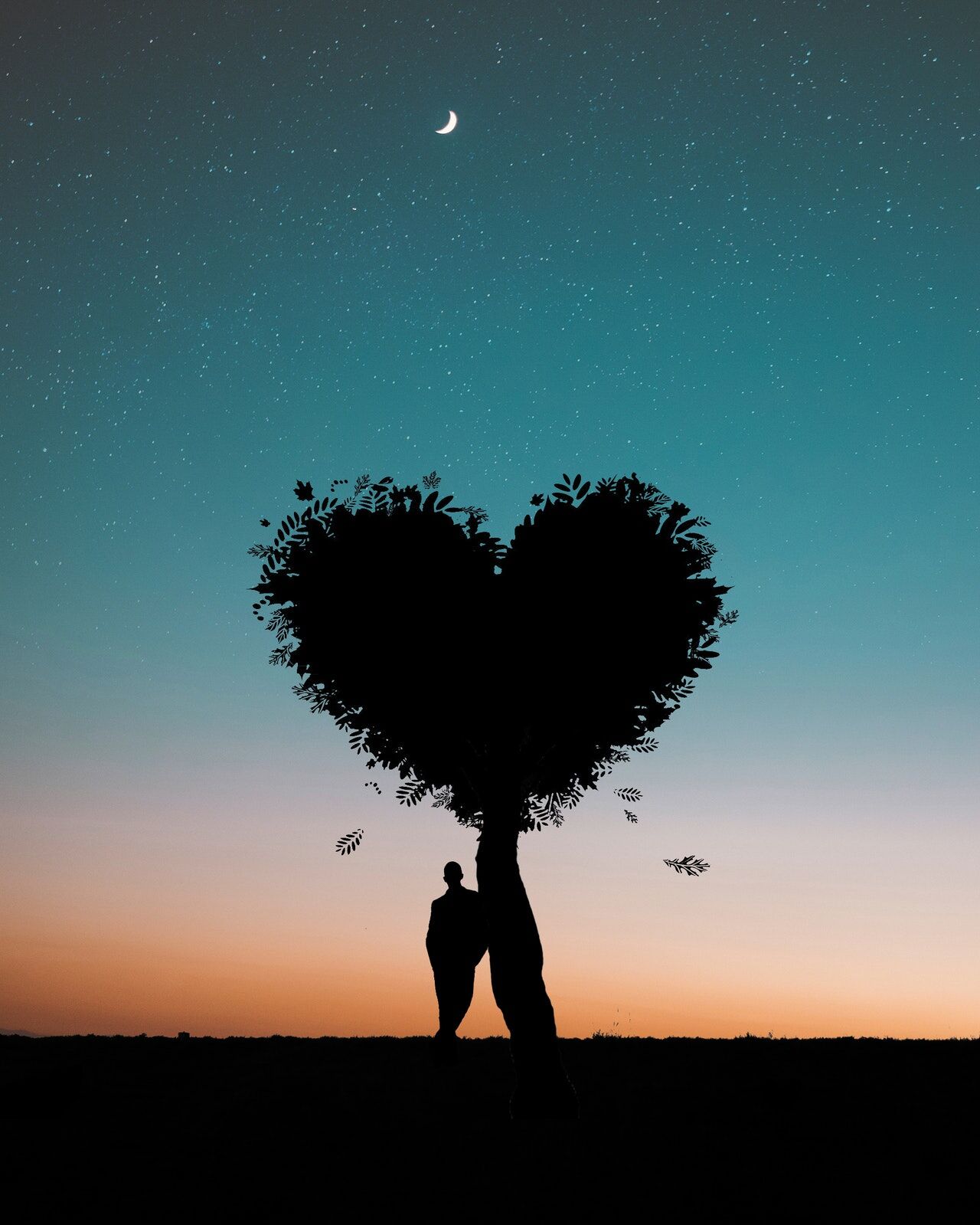 heart shaped tree
